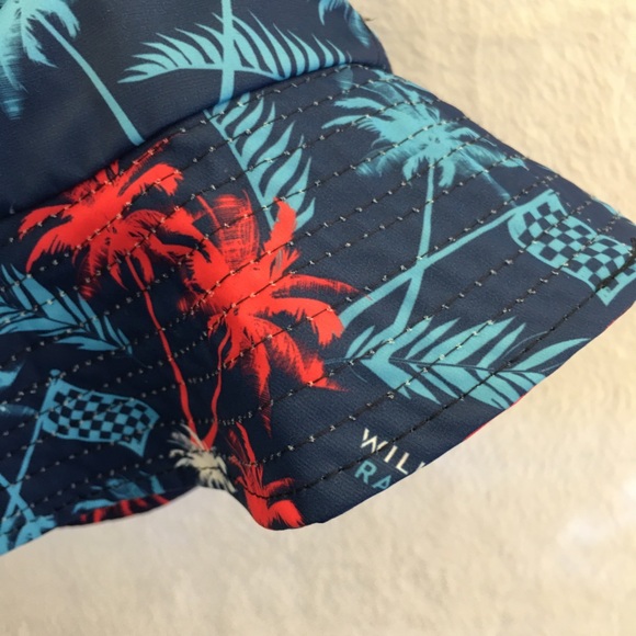 New Williams Racing Miami Vibe 2022 palm print bucket hat - Picture 4 of 5